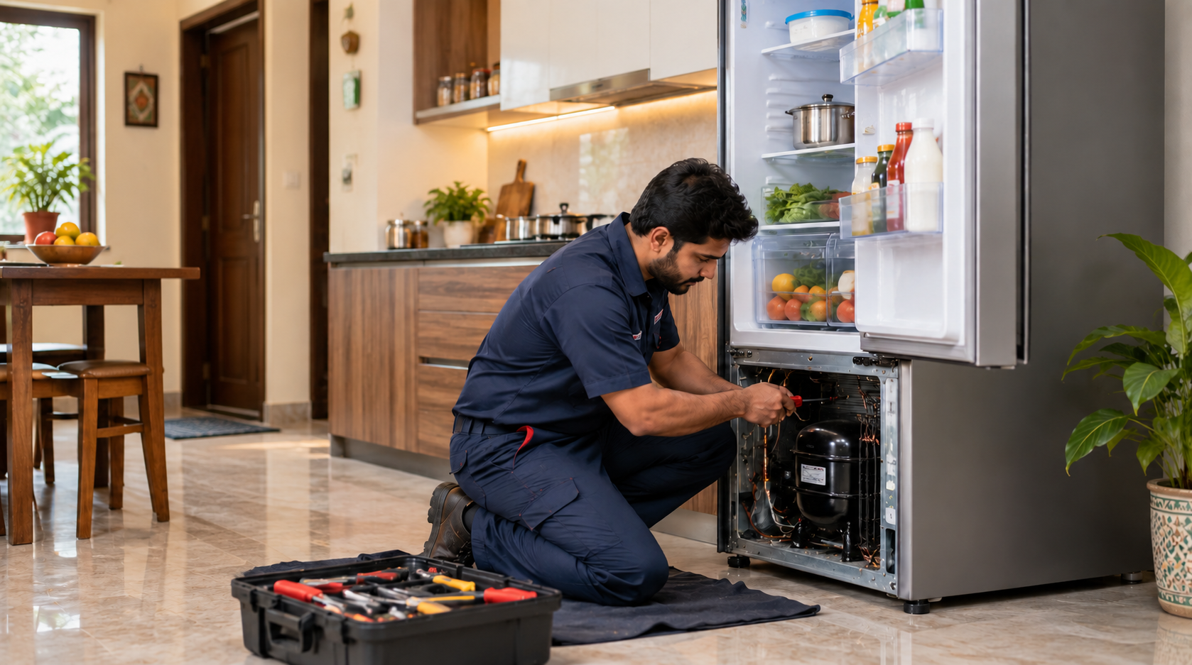 Professional Refrigerator Repair Engineer Diagnostic Service